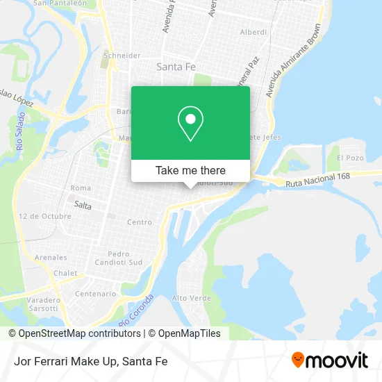 Jor Ferrari Make Up map