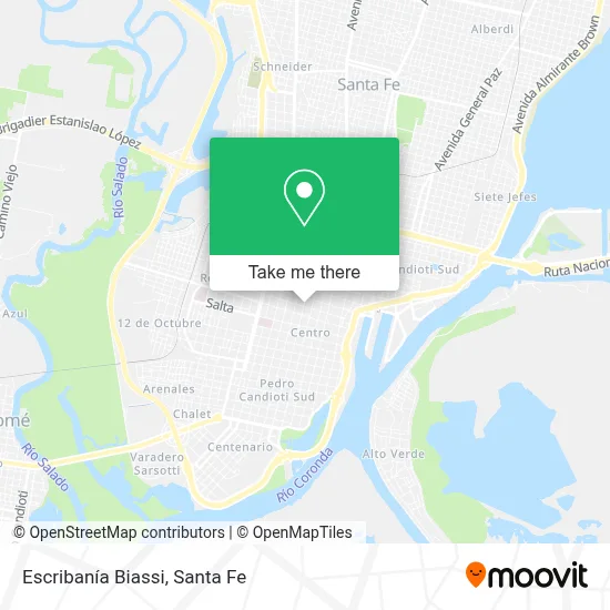 Escribanía Biassi map