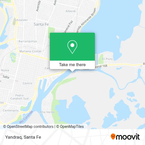 Yandraq map