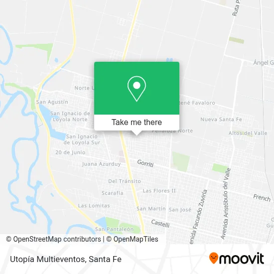 Utopía Multieventos map