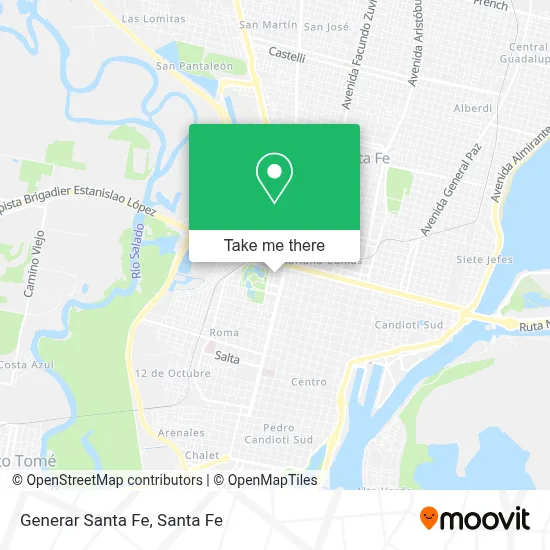 Generar Santa Fe map