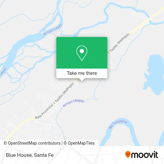Casa Azul map