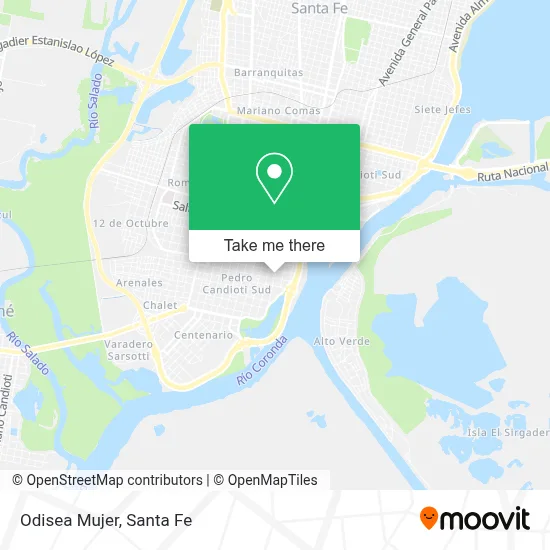 Odisea Mujer map