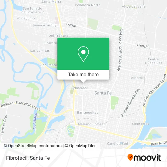 Fibrofacil map