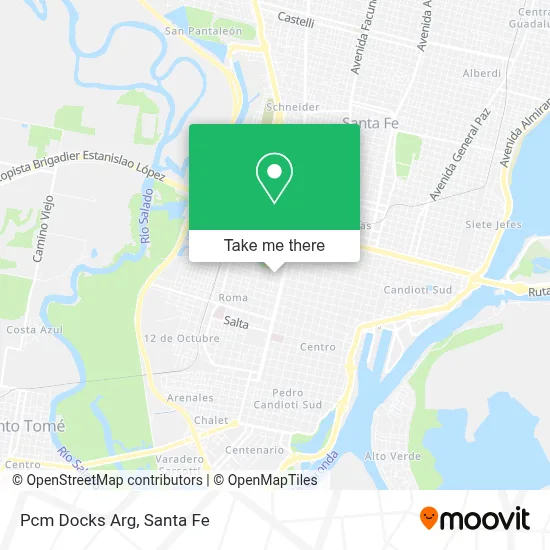 Pcm Docks Arg map