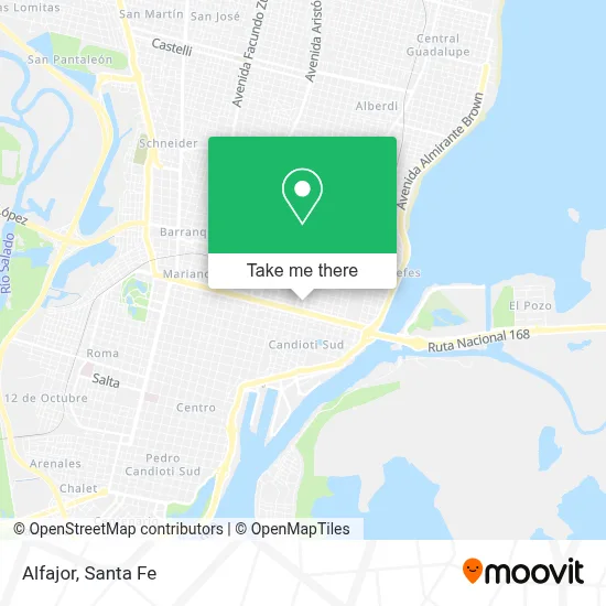 Alfajor map