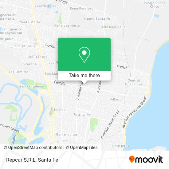 Repcar S.R.L map