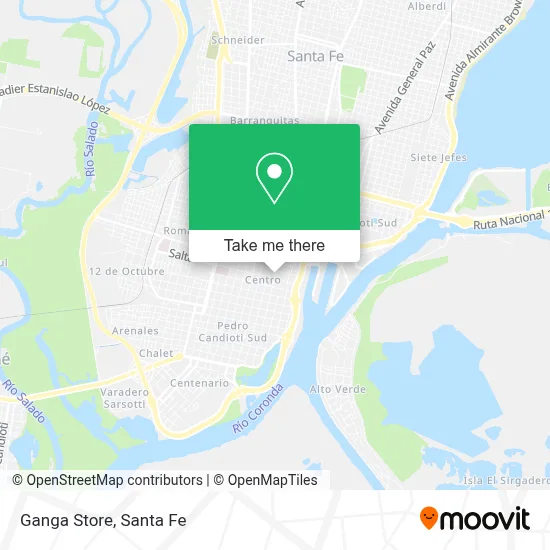 Ganga Store map