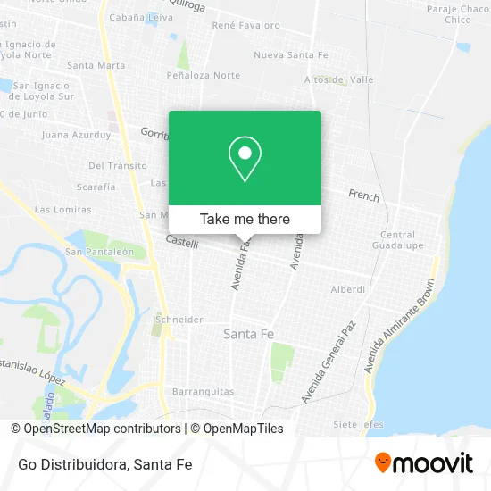 Go Distribuidora map
