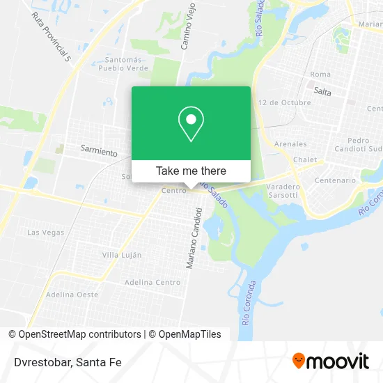 Dvrestobar map
