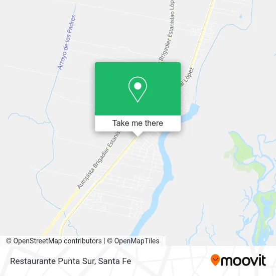 Restaurante Punta Sur map