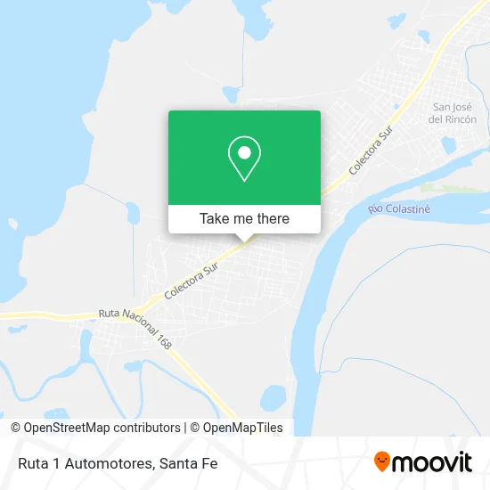 Ruta 1 Automotores map