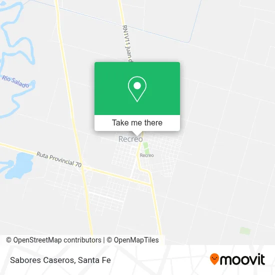 Sabores Caseros map