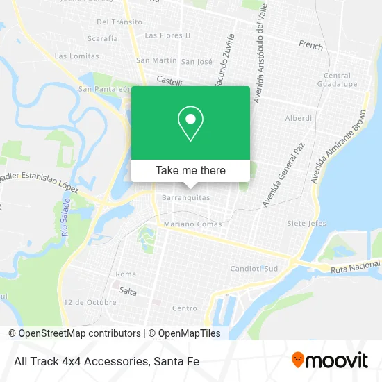 All Track 4x4 Accessories map