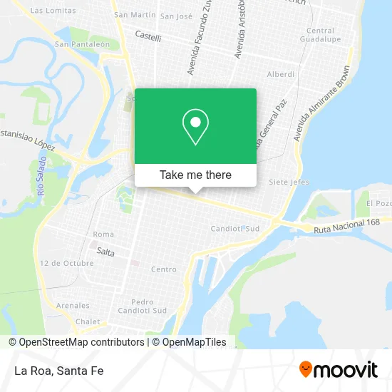 La Roa map