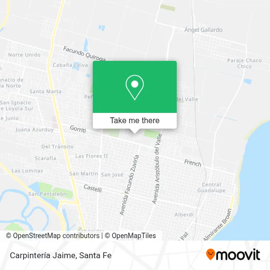 Carpintería Jaime map
