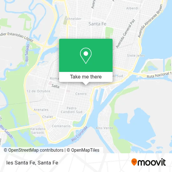 Ies Santa Fe map