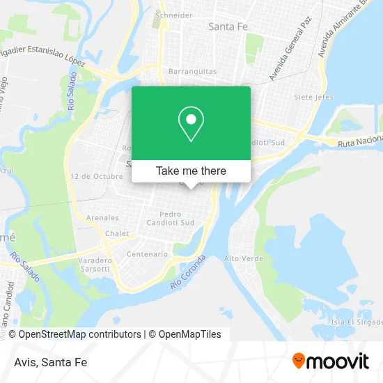 Avis map