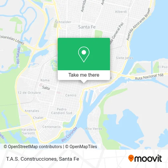 T.A.S. Construcciones map