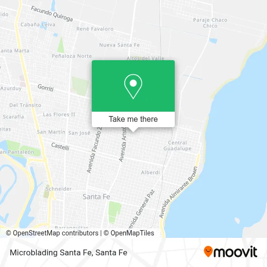 Microblading Santa Fe map