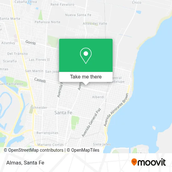 Almas map