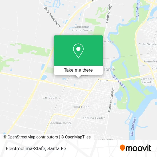 Electroclima-Stafe map