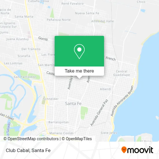 Club Cabal map