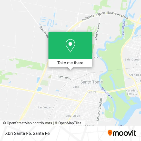 Xbri Santa Fe map