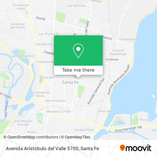 Avenida Aristóbulo del Valle 5700 map