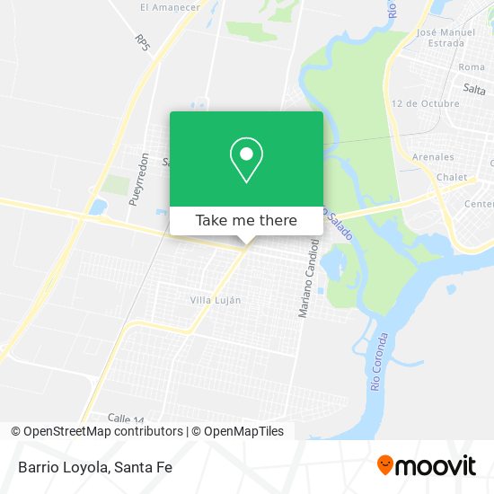 Barrio Loyola map