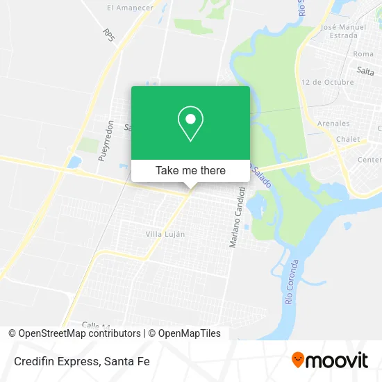 Credifin Express map