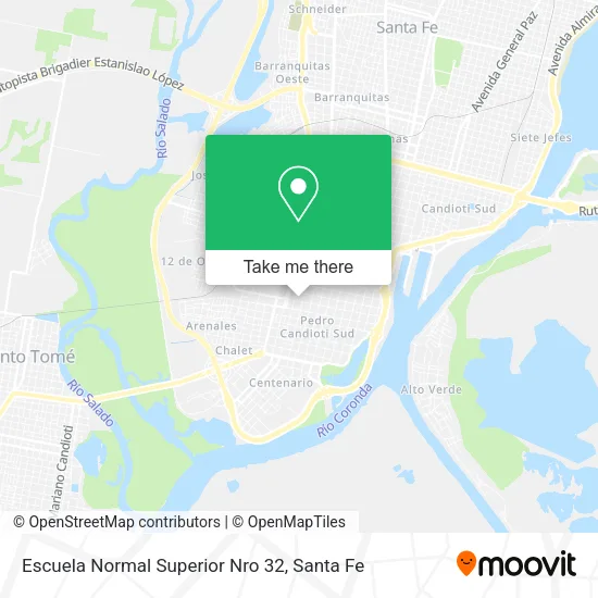 Escuela Normal Superior Nro 32 map