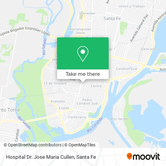 Hospital Dr. Jose Maria Cullen map