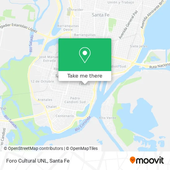 Foro Cultural UNL map
