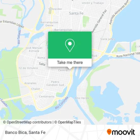 Banco Bica map