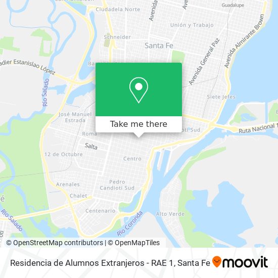 Residencia de Alumnos Extranjeros - RAE 1 map