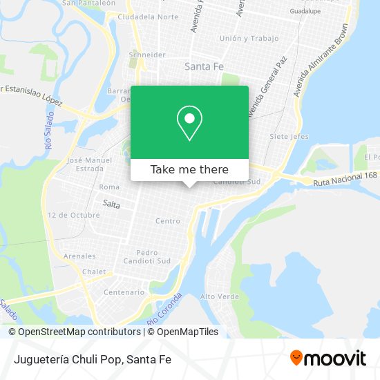 Mapa de Juguetería Chuli Pop