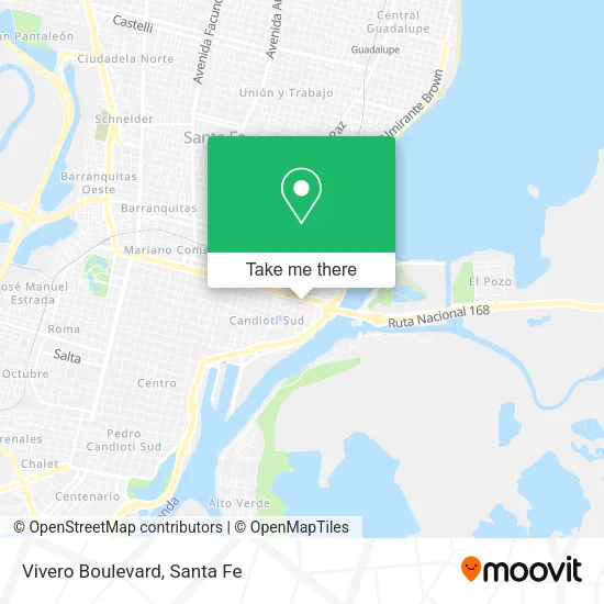 Vivero Boulevard map