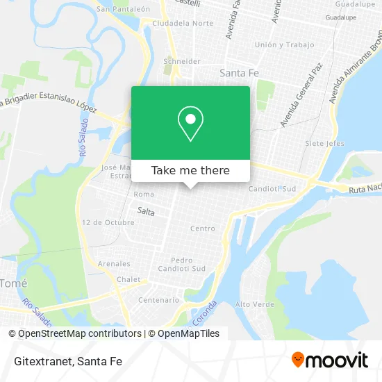 Gitextranet map