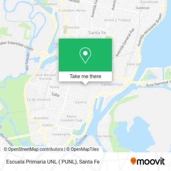 Escuela Primaria UNL ( PUNL) map