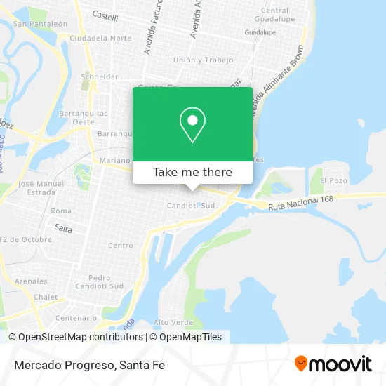 Mercado Progreso map
