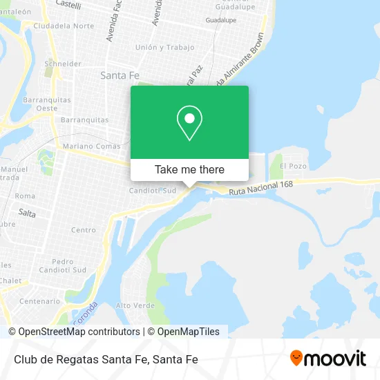 Club de Regatas Santa Fe map
