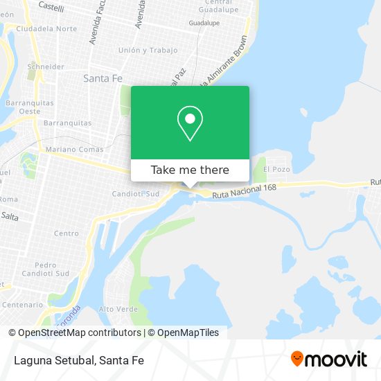 Mapa de Laguna Setubal