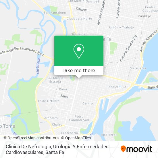 Clinica De Nefrologia, Urologia Y Enfermedades Cardiovasculares map