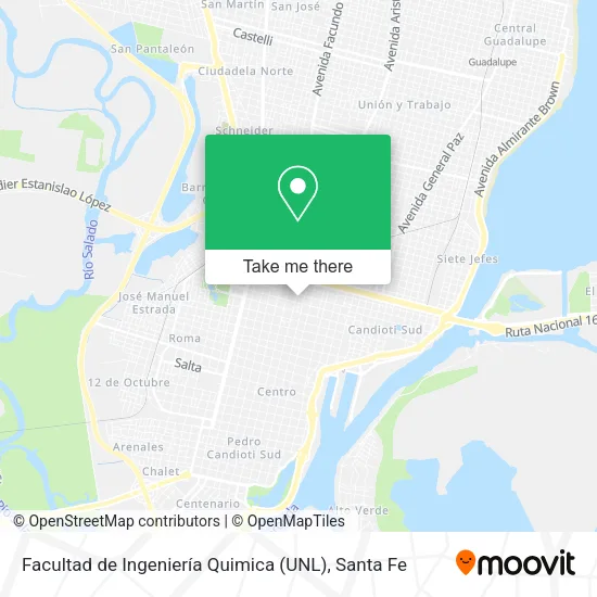 Facultad de Ingeniería Quimica (UNL) map