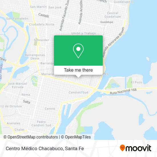 Centro Médico Chacabuco map