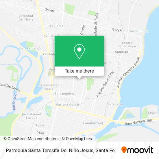 Parroquia Santa Teresita Del Niño Jesus map