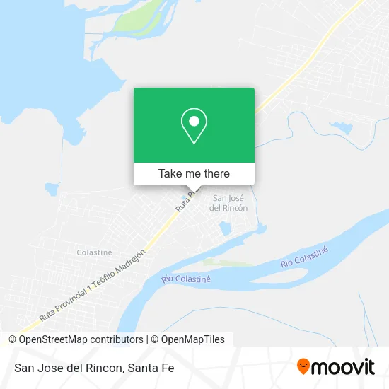 San Jose del Rincon map