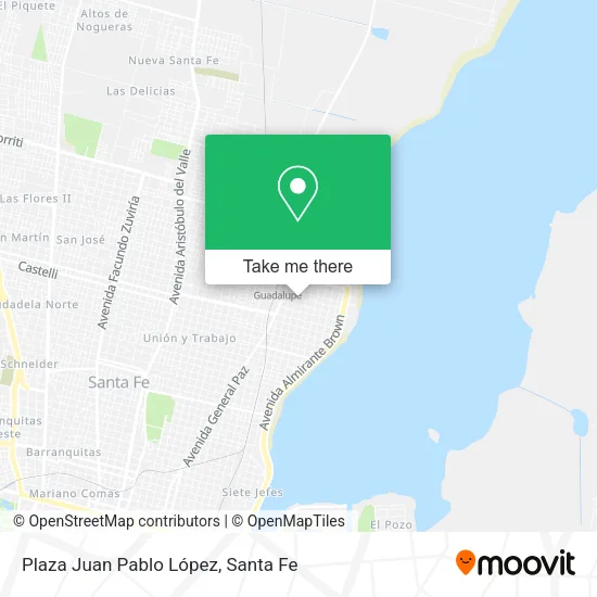 Plaza Juan Pablo López map