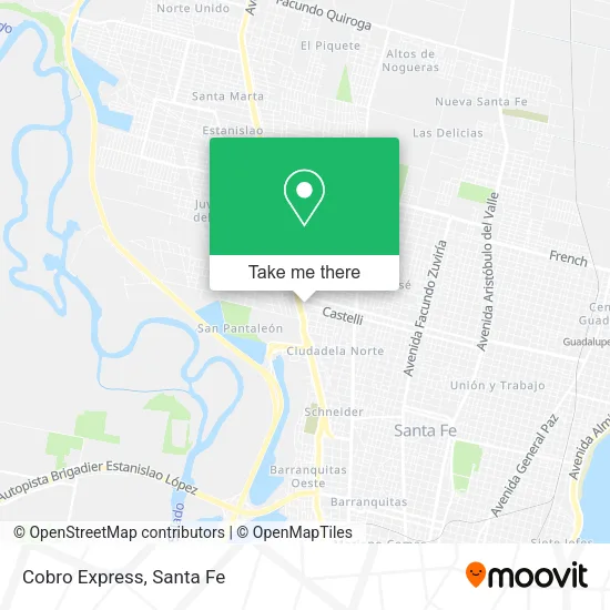 Cobro Express map